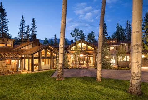 Telluride Mountain Modern Home Centre Sky Architecture