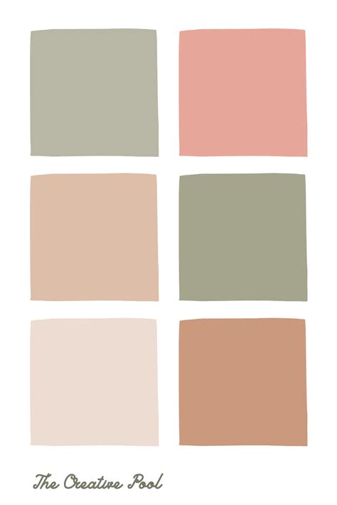 Branding Color Palette Inspo Color Palette Pink Nude Color Palette
