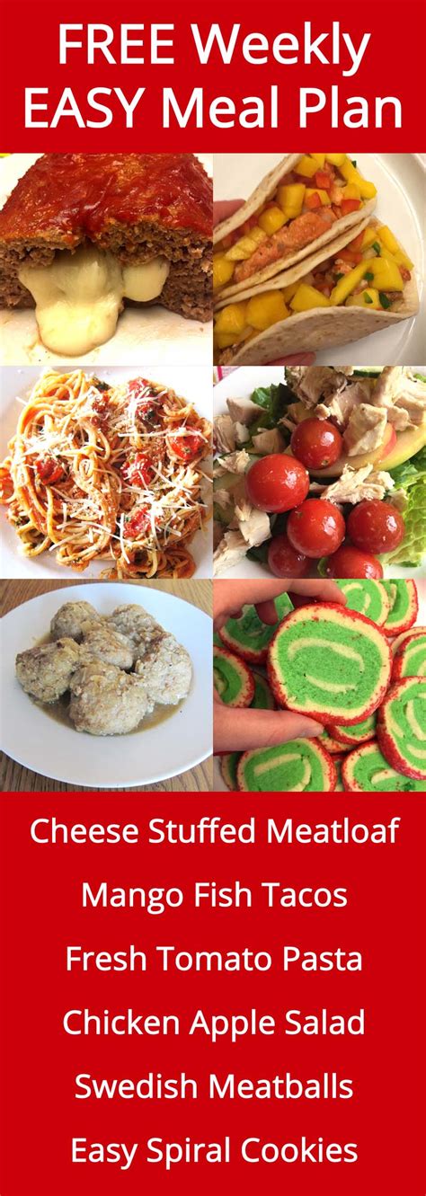 You know you will find tons of recipes out there on the internet and not all of them will be good. FREE Weekly Meal Plan - Week 41 Recipes & Easy Dinner ...