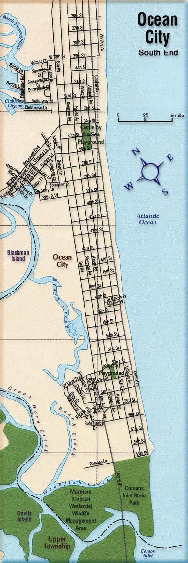 Ocean City Nj Map