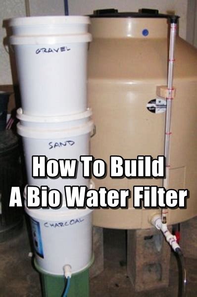 How To Build A Bio Water Filter Shtf Prepping And Homesteading Central