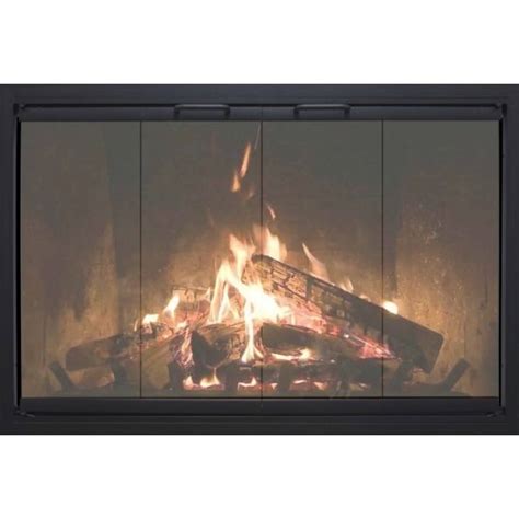 1 Frame Highlander Masonry Fireplace Glass Door By Thermo Rite Fireplace Glass Doors