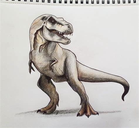 Jurassic Park Dinosaur Drawings