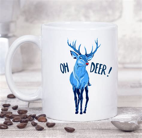 Oh Deer Mug Mugs Funny Coffee Mugs Deer