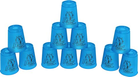 Dewel Stacking Cups Game With 15 Stack Ways 12pcs Cup