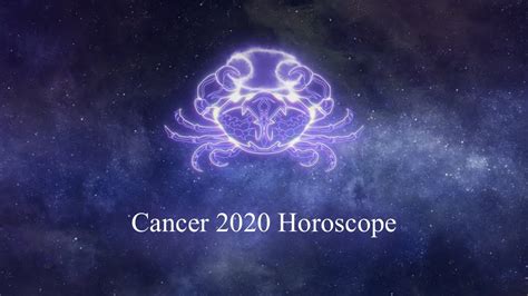 Get helpful advice to assist you in interpreting the trials, challenges, & mysteries of your daily life. Cancer 2020 Horoscope - YouTube