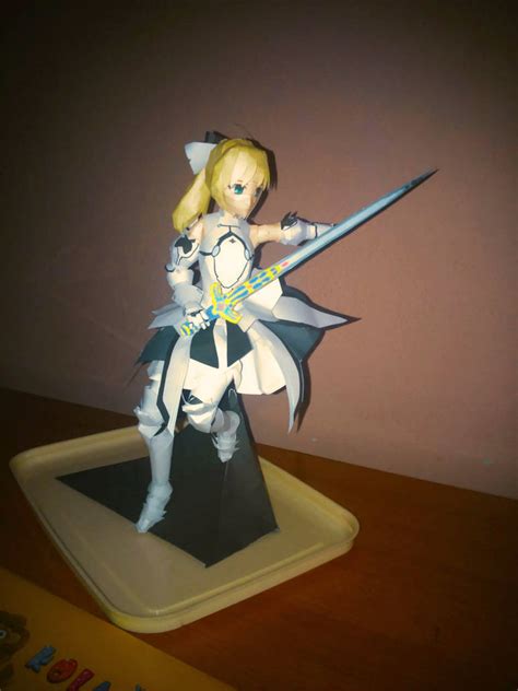 Saber Lily Papercraft By Spajkalen On Deviantart