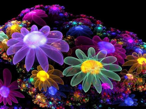 Colorful Flowers Art Hd Wallpapers Wallpaper Cave