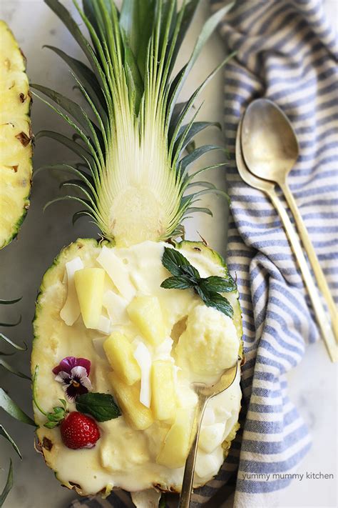 Pineapple Vegan Ice Cream Yummy Mummy Kitchen