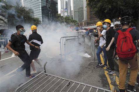 Violence Escalates At Hong Kong Civil Liberty Protests Las Vegas