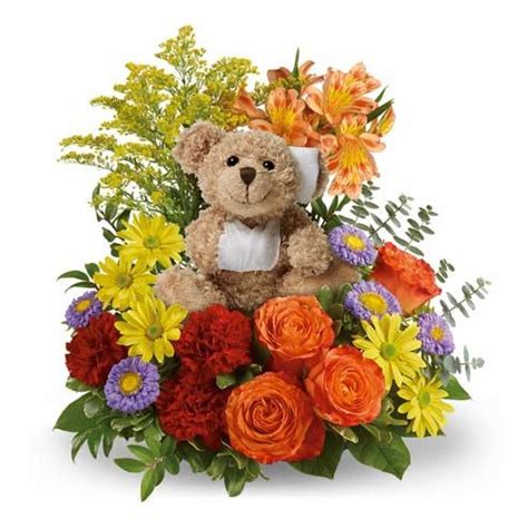 Send guys something fun instead of flowers. Get Well Teddy Bear Delivery at Send Flowers (With images ...