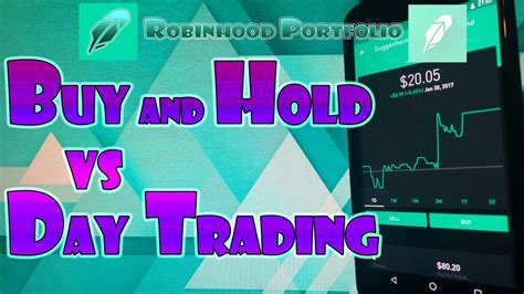 Robinhood App Buy And Hold Versus Day Trading Best Stock Trading