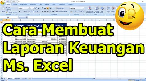Membuat Laporan Keuangan Menggunakan Microsoft Excel Jendela Tutorial