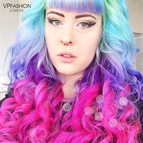 Multi Colored Hair Unique Hairstyles Hair Color Hair Styles Colors