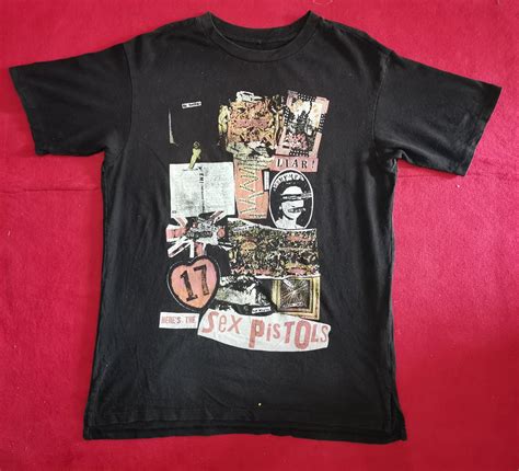 Vintage The Sex Pistols Band Shirt By Uniqlo Gk25 Grailed