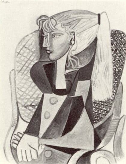 Pablo Picasso — Portrait Of Sylvette David 10 1954
