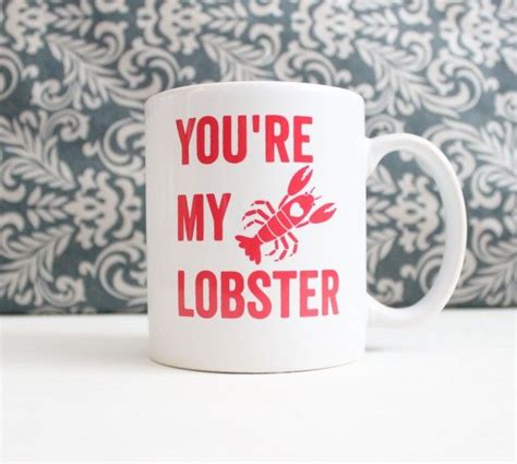 Youre My Lobster Valentines Day Cute Coffee Cup Mug Pencil Holder