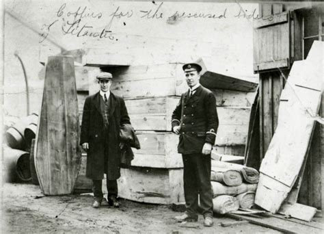 Coffins For The Recovered Bodies From The Titanic Are Seen In Halifax