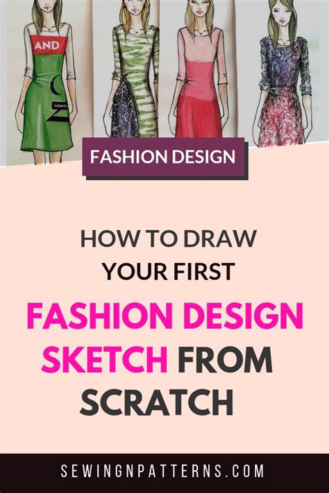 Fashion Sketchboook Challenge New Sewingnpatterns Fashion