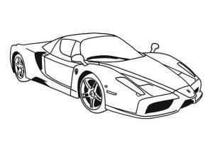 Desenhos De Ferrari Para Imprimir E Colorir Pintar