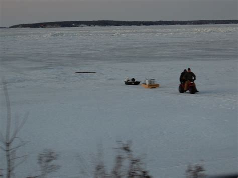 Lake Erie 1 25 09 Cropped 045 Crazy Ice Fishermen Out On Flickr