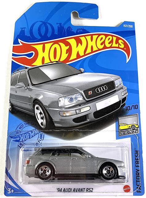 Hot Wheels 2021 94 Audi Avant Rs2 Silver Factory Fresh 1010 157