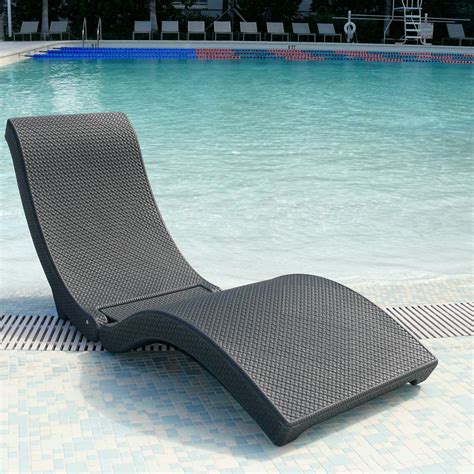 Alahia 76.4'' long reclining chaise lounge set (set of 2) by ebern designs. Water in Pool Chaise Lounge Chairs | Pool chaise, Pool lounge chairs, Pool lounge