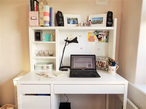 My White Ikea Micke Desk Is The Perfect Workspace To Get Creative