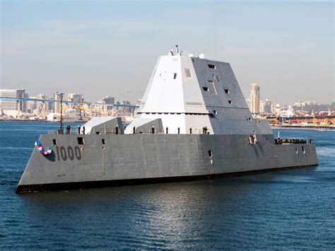 The Us Navy Zumwalt Class Destroyer Has Shells More Expensive Than A