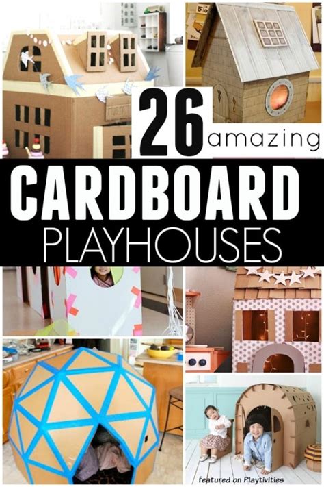 26 Coolest Cardboard Houses Ever Ideas For Your Kids Playtivities