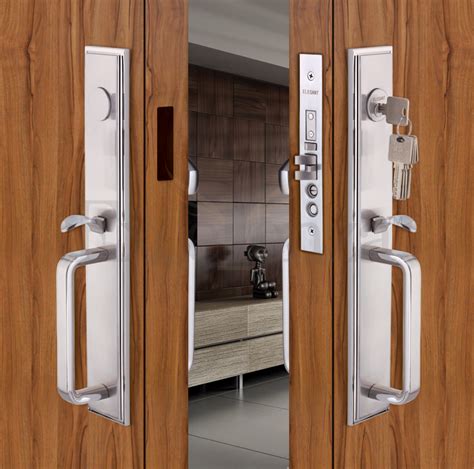 You'll also need a nut driver bit to drill the hex screws into the barn door track. Main Door Handle Set (Double Door) | Excellenza