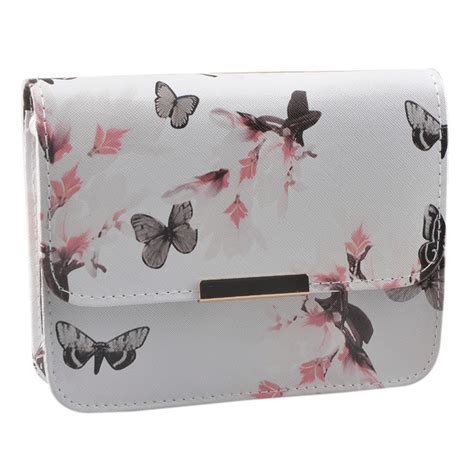 Check spelling or type a new query. Women Floral Pattern leather Handbag Small Messenger Bag ...