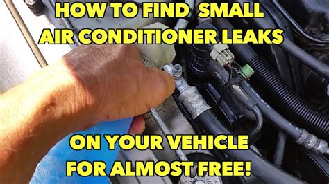 How To Check Auto Air Conditioner For Leaks Car Air Conditioner Check Service Leak Detection
