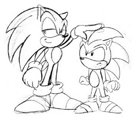 Modern And Classic Sonic By Sonicthehedgefox345 On Deviantart