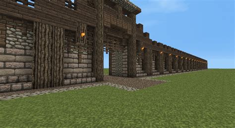 Detailed Medieval Wall Entrance Now With Added Guard Tower