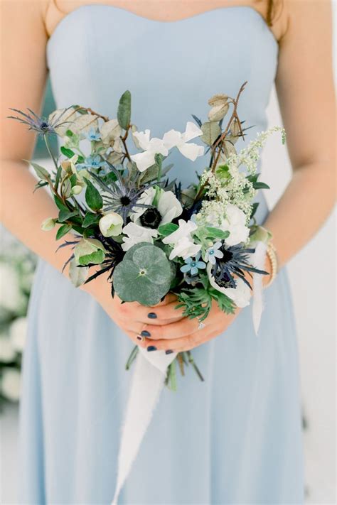 10 of the most popular wedding flowers ever. Light blue wedding, bouquet, Bridesmaid, flowers, sky blue ...