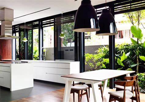 Itulah kekurangan rumah minimalis 2 lantai yang perlu anda pertimbangkan. Desain Dapur Terbuka Dengan Taman Dibelakang Rumah Yang ...
