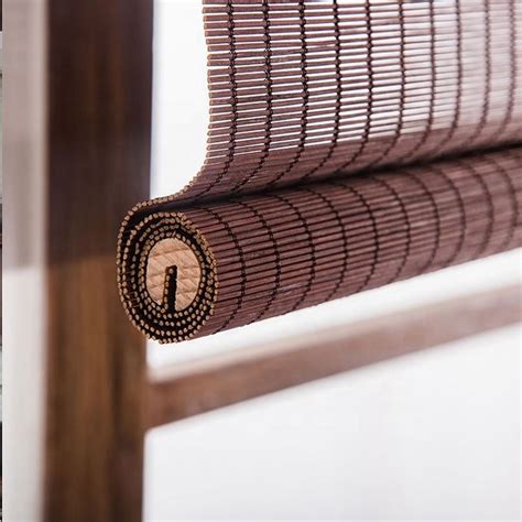 Integrating the screened outdoor blinds with motorization and modern technology will help you enjoy. printed vertical rattan bamboo & reed roll up blinds ...