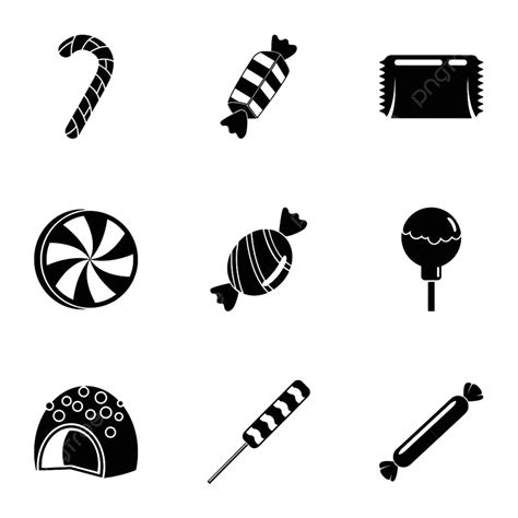 Sweet Candy Clipart Png Images Sweet Candy Icon Set Object Dessert