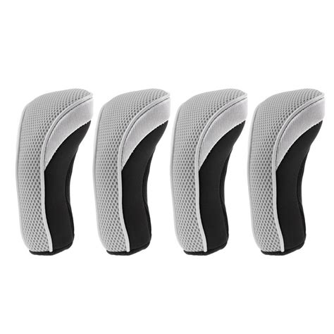 Set Of 4 Golf Club Head Covers Hybrid Headcovers For Golf Clubs Iron