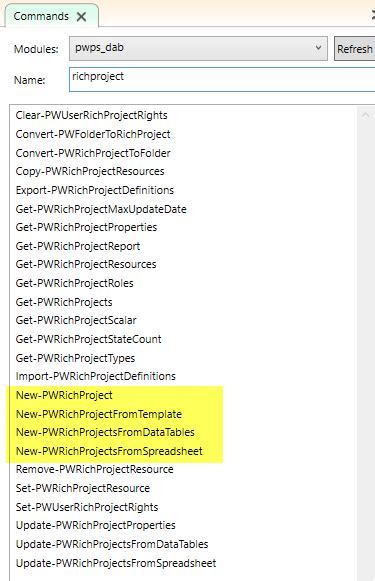 Project Creation And Renaming Projectwise Powershell Extensions Forum
