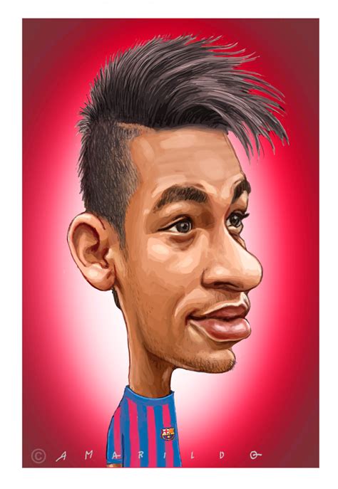 Neymar Caricatura Barcelona Blog Do Amarildo Charge Caricatura