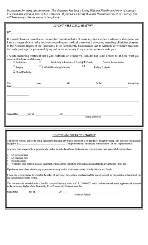 Printable Will Forms