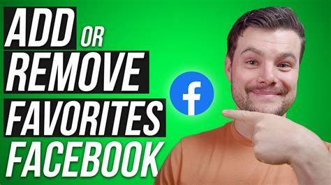 How To Add Or Remove People Or Pages From Favorites On Facebook 2023 Youtube