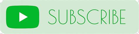 Subscribe Button Youtube Subscribe Button Clipart Logo Green Meter