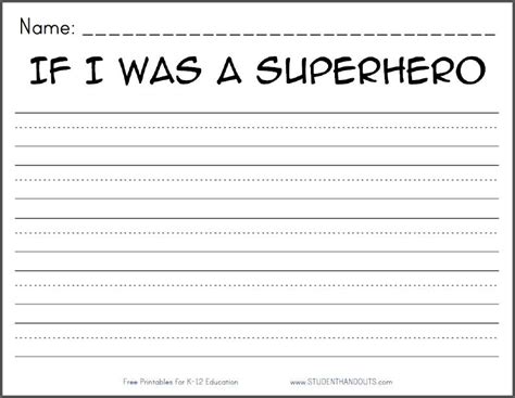 19 Best Images Of Second Grade Creative Writing Worksheets Free