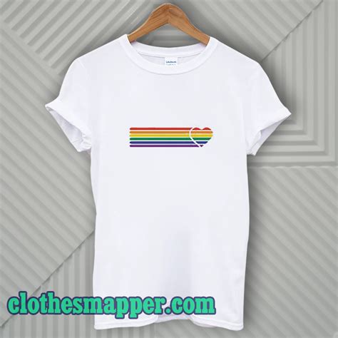 Gay Pride Rainbow Colour T Shirt