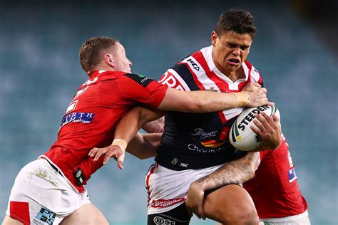 Currently, he plays for the south sydney rabbitohs in australia and nrl at the. Latrell Mitchell Photos - NRL Rd 24 - Roosters v Dragons ...