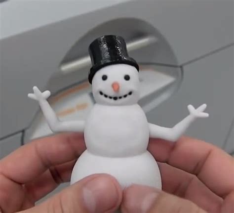 Free Stl File A Snowman ☃️・3d Printer Design To Download・cults