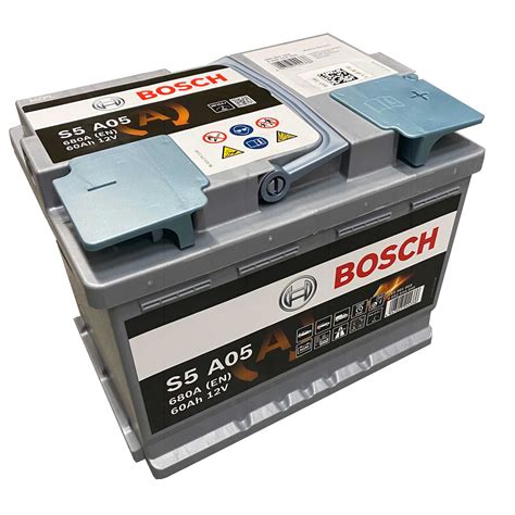 Bosch S5 A05 Autobatterie Agm Start Stop 12v 60ah 680a